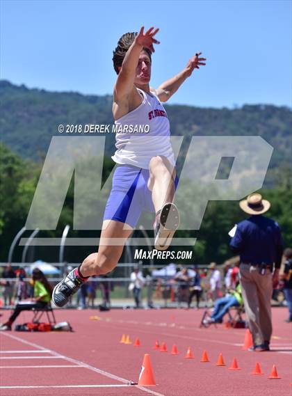 Thumbnail 1 in CIF CCS Trials (Boys Long Jump) photogallery.