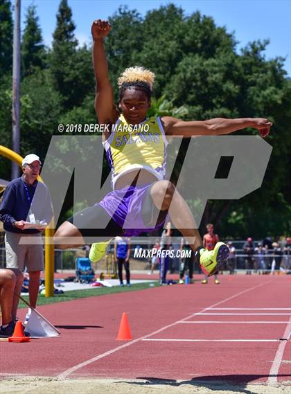 Thumbnail 2 in CIF CCS Trials (Boys Long Jump) photogallery.