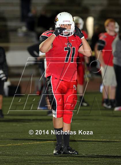 Thumbnail 3 in Antelope Valley vs. Bishop Diego (CIF SS Playoff) photogallery.