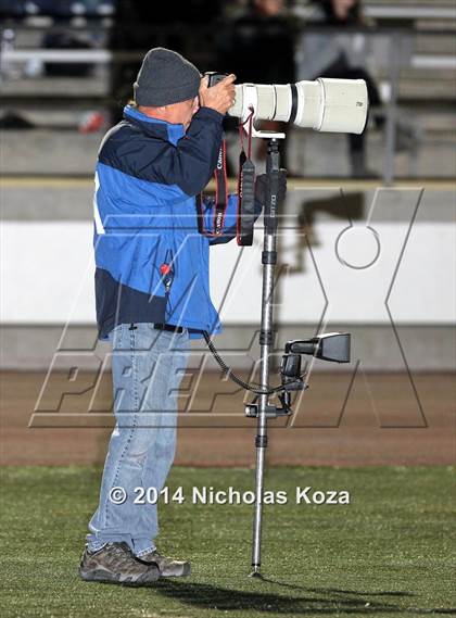 Thumbnail 2 in Antelope Valley vs. Bishop Diego (CIF SS Playoff) photogallery.