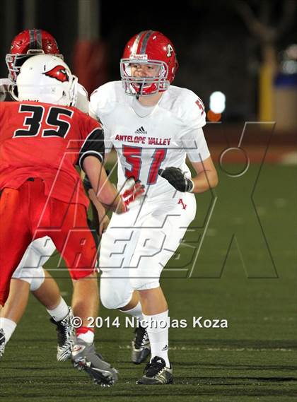 Thumbnail 2 in Antelope Valley vs. Bishop Diego (CIF SS Playoff) photogallery.