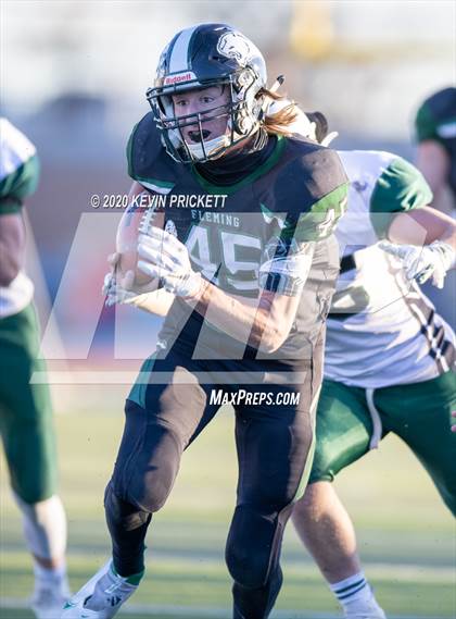 Thumbnail 2 in Fleming vs. Stratton/Liberty (CHSAA 6-Man State Final) photogallery.
