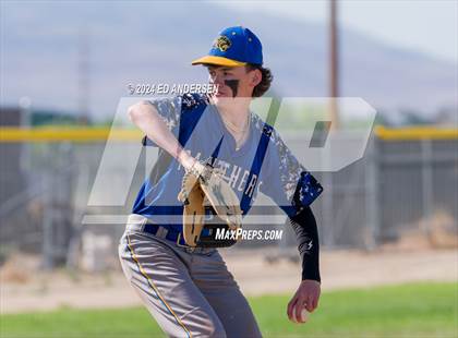 Thumbnail 2 in Indian Springs vs. Pahranagat Valley (NIAA 1A State Playoffs) photogallery.