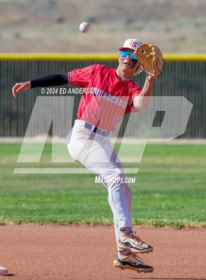 Thumbnail 1 in Indian Springs vs. Pahranagat Valley (NIAA 1A State Playoffs) photogallery.