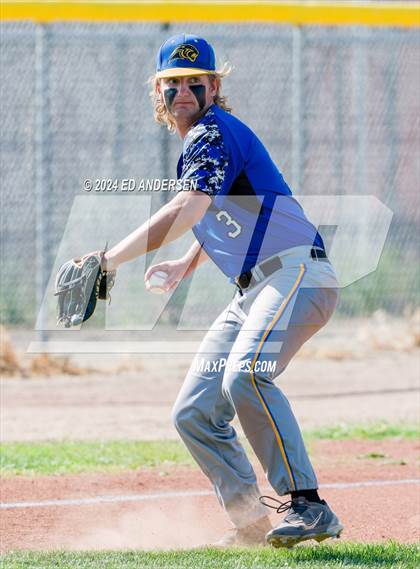 Thumbnail 3 in Indian Springs vs. Pahranagat Valley (NIAA 1A State Playoffs) photogallery.