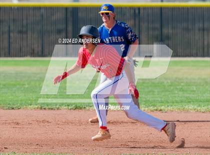 Thumbnail 3 in Indian Springs vs. Pahranagat Valley (NIAA 1A State Playoffs) photogallery.