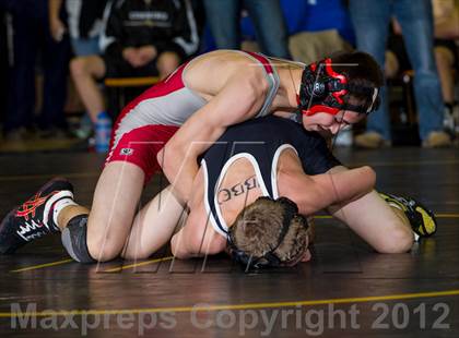 Thumbnail 2 in Canandaigua Academy vs Corning (Corning Duals) photogallery.