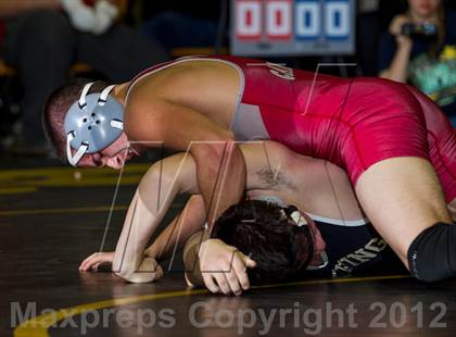 Thumbnail 2 in Canandaigua Academy vs Corning (Corning Duals) photogallery.