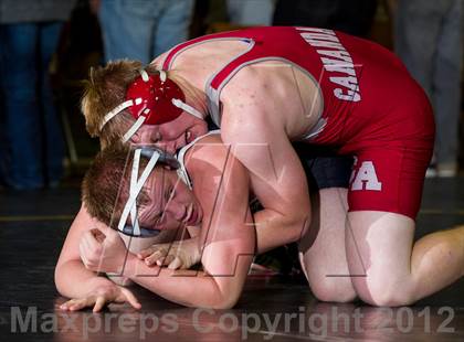 Thumbnail 3 in Canandaigua Academy vs Corning (Corning Duals) photogallery.