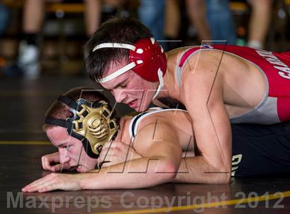 Thumbnail 1 in Canandaigua Academy vs Corning (Corning Duals) photogallery.