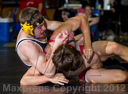 Thumbnail 2 in Canandaigua Academy vs Corning (Corning Duals) photogallery.
