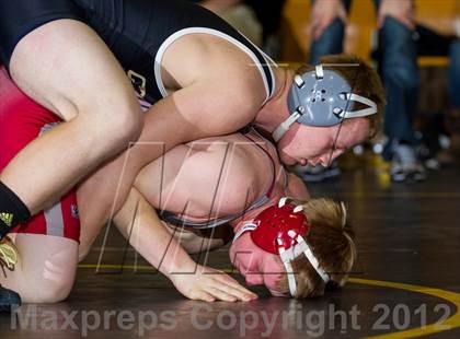 Thumbnail 1 in Canandaigua Academy vs Corning (Corning Duals) photogallery.