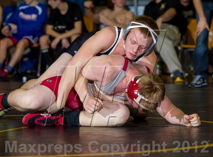 Thumbnail 3 in Canandaigua Academy vs Corning (Corning Duals) photogallery.