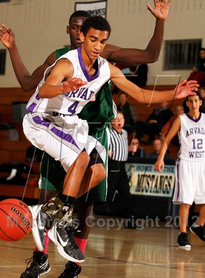 Thumbnail 2 in Arvada West vs. Adams City (Ralston Roundup Tournament) photogallery.