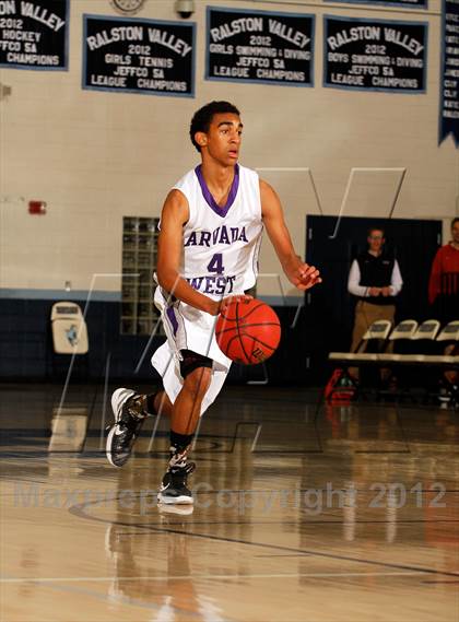 Thumbnail 1 in Arvada West vs. Adams City (Ralston Roundup Tournament) photogallery.