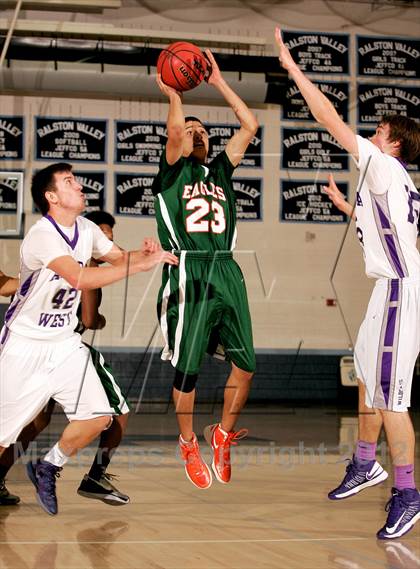 Thumbnail 1 in Arvada West vs. Adams City (Ralston Roundup Tournament) photogallery.
