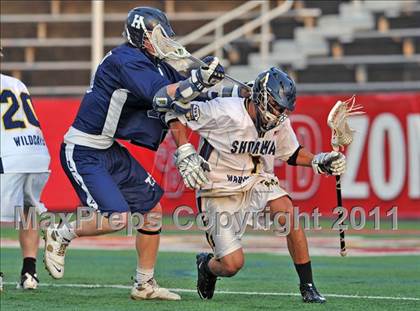 Thumbnail 1 in Huntington vs. Shoreham-Wading River (Section 11 Class B Final) photogallery.