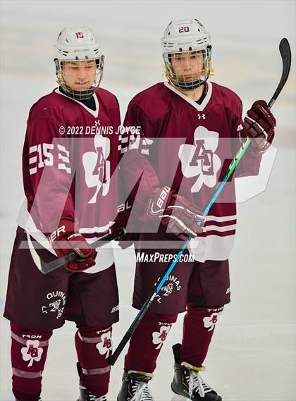 Thumbnail 1 in Aquinas Institute vs Webster Thomas (NYSPHSAA Section 5 Class B Final) photogallery.