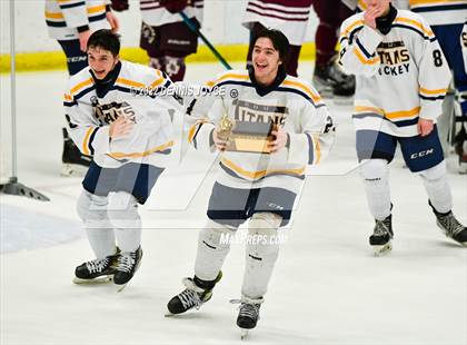 Thumbnail 1 in Aquinas Institute vs Webster Thomas (NYSPHSAA Section 5 Class B Final) photogallery.
