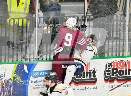 Thumbnail 1 in Aquinas Institute vs Webster Thomas (NYSPHSAA Section 5 Class B Final) photogallery.