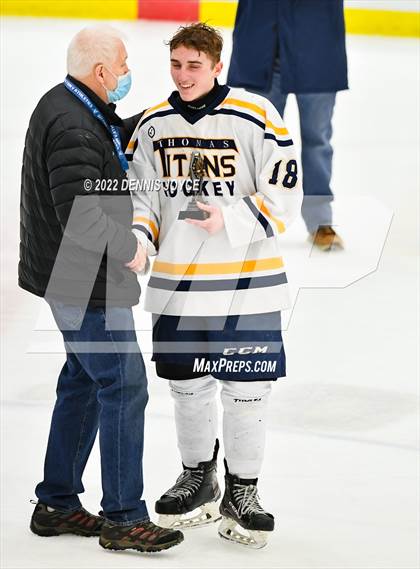 Thumbnail 2 in Aquinas Institute vs Webster Thomas (NYSPHSAA Section 5 Class B Final) photogallery.