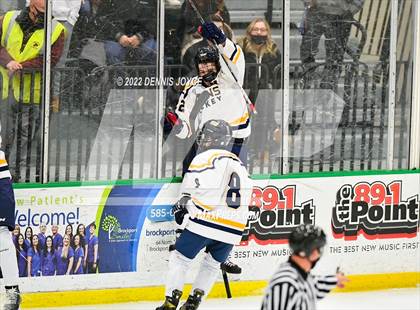 Thumbnail 2 in Aquinas Institute vs Webster Thomas (NYSPHSAA Section 5 Class B Final) photogallery.