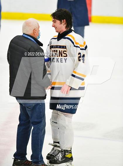 Thumbnail 3 in Aquinas Institute vs Webster Thomas (NYSPHSAA Section 5 Class B Final) photogallery.