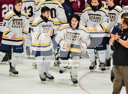 Thumbnail 2 in Aquinas Institute vs Webster Thomas (NYSPHSAA Section 5 Class B Final) photogallery.