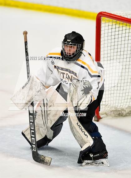 Thumbnail 1 in Aquinas Institute vs Webster Thomas (NYSPHSAA Section 5 Class B Final) photogallery.