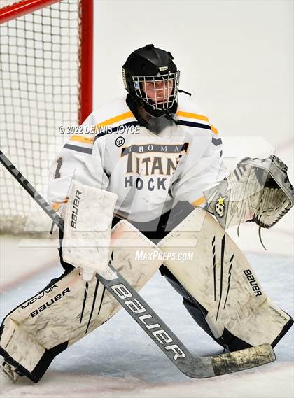 Thumbnail 3 in Aquinas Institute vs Webster Thomas (NYSPHSAA Section 5 Class B Final) photogallery.