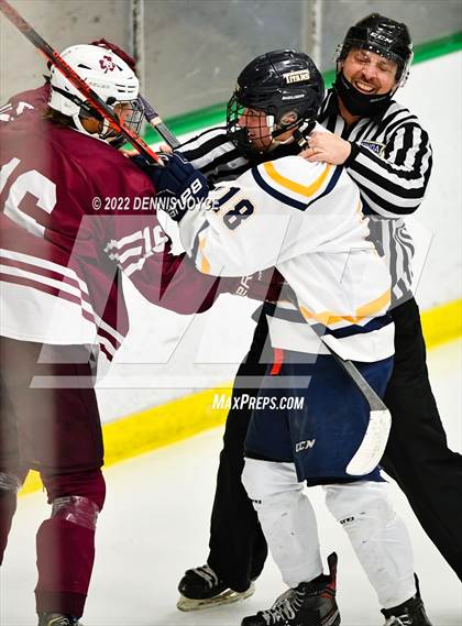Thumbnail 1 in Aquinas Institute vs Webster Thomas (NYSPHSAA Section 5 Class B Final) photogallery.
