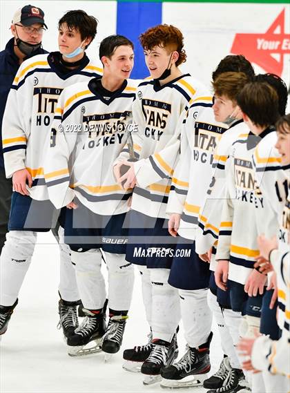 Thumbnail 3 in Aquinas Institute vs Webster Thomas (NYSPHSAA Section 5 Class B Final) photogallery.