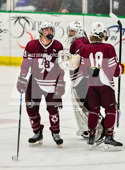 Thumbnail 1 in Aquinas Institute vs Webster Thomas (NYSPHSAA Section 5 Class B Final) photogallery.
