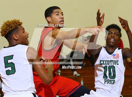 Thumbnail 2 in Leuzinger vs. Executive Prep Academy (Katani Classic) photogallery.
