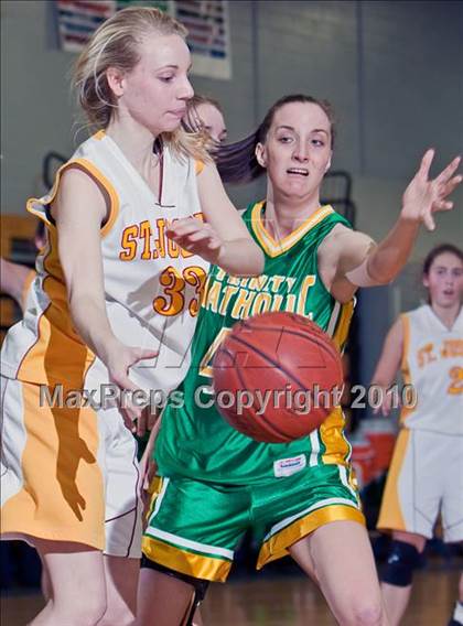 Thumbnail 1 in St. Joseph vs Trinity Catholic (FCIAC Final) photogallery.