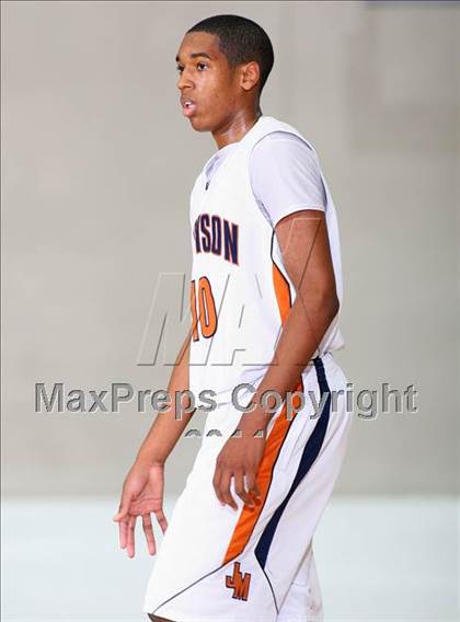 Thumbnail 1 in Madison [James] vs Bellaire (McDonald's Texas Invitational) photogallery.