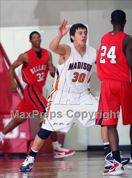 Thumbnail 1 in Madison [James] vs Bellaire (McDonald's Texas Invitational) photogallery.