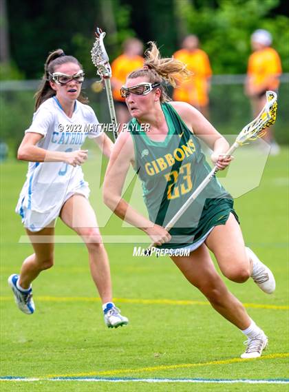 Thumbnail 3 in Charlotte Catholic vs. Cardinal Gibbons (NCHSAA 1A/2A/3A/4A - Final)(1 of 2 - the Game) photogallery.