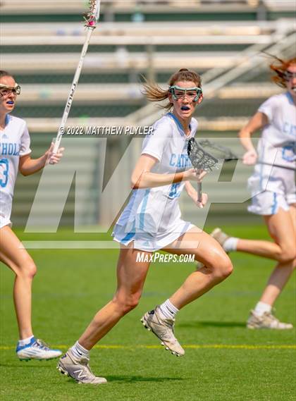 Thumbnail 1 in Charlotte Catholic vs. Cardinal Gibbons (NCHSAA 1A/2A/3A/4A - Final)(1 of 2 - the Game) photogallery.