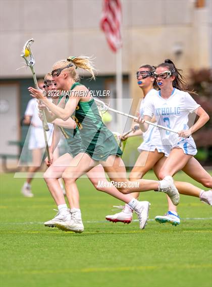 Thumbnail 1 in Charlotte Catholic vs. Cardinal Gibbons (NCHSAA 1A/2A/3A/4A - Final)(1 of 2 - the Game) photogallery.