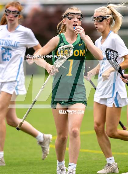Thumbnail 2 in Charlotte Catholic vs. Cardinal Gibbons (NCHSAA 1A/2A/3A/4A - Final)(1 of 2 - the Game) photogallery.