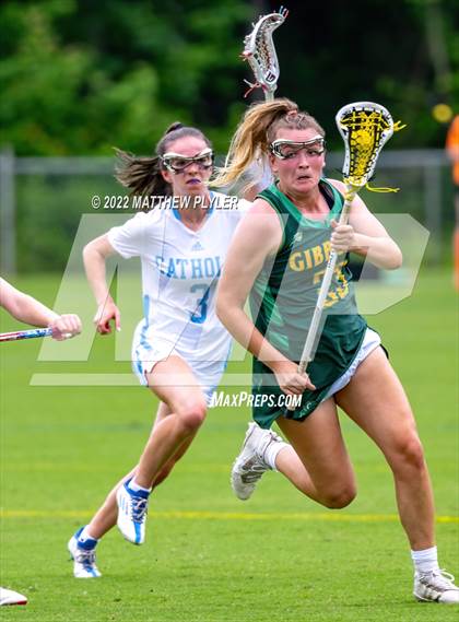 Thumbnail 3 in Charlotte Catholic vs. Cardinal Gibbons (NCHSAA 1A/2A/3A/4A - Final)(1 of 2 - the Game) photogallery.