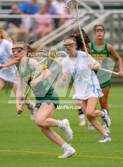 Thumbnail 2 in Charlotte Catholic vs. Cardinal Gibbons (NCHSAA 1A/2A/3A/4A - Final)(1 of 2 - the Game) photogallery.