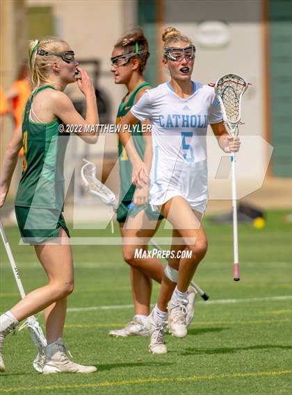 Thumbnail 2 in Charlotte Catholic vs. Cardinal Gibbons (NCHSAA 1A/2A/3A/4A - Final)(1 of 2 - the Game) photogallery.