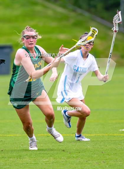 Thumbnail 2 in Charlotte Catholic vs. Cardinal Gibbons (NCHSAA 1A/2A/3A/4A - Final)(1 of 2 - the Game) photogallery.