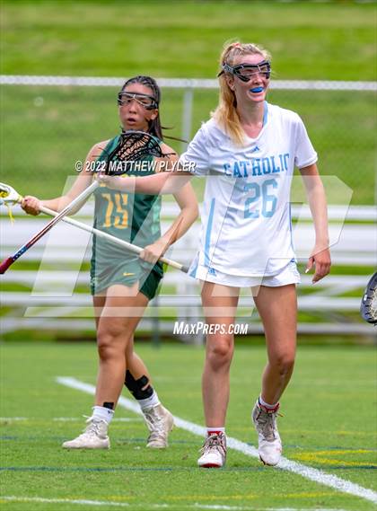 Thumbnail 1 in Charlotte Catholic vs. Cardinal Gibbons (NCHSAA 1A/2A/3A/4A - Final)(1 of 2 - the Game) photogallery.
