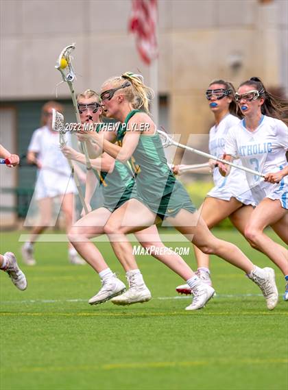 Thumbnail 3 in Charlotte Catholic vs. Cardinal Gibbons (NCHSAA 1A/2A/3A/4A - Final)(1 of 2 - the Game) photogallery.