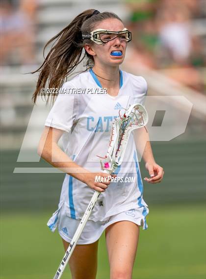 Thumbnail 2 in Charlotte Catholic vs. Cardinal Gibbons (NCHSAA 1A/2A/3A/4A - Final)(1 of 2 - the Game) photogallery.