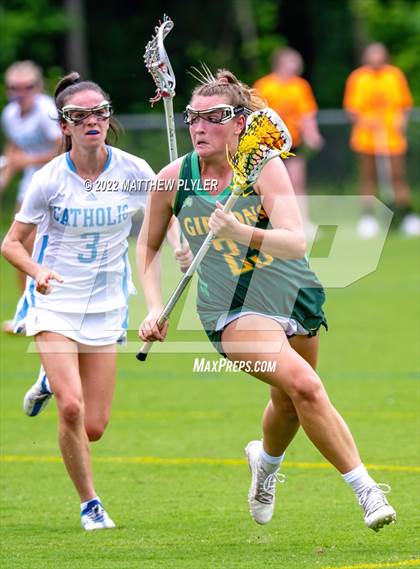 Thumbnail 1 in Charlotte Catholic vs. Cardinal Gibbons (NCHSAA 1A/2A/3A/4A - Final)(1 of 2 - the Game) photogallery.