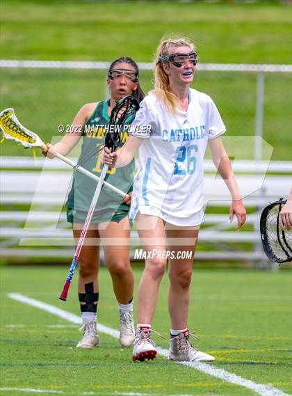Thumbnail 3 in Charlotte Catholic vs. Cardinal Gibbons (NCHSAA 1A/2A/3A/4A - Final)(1 of 2 - the Game) photogallery.